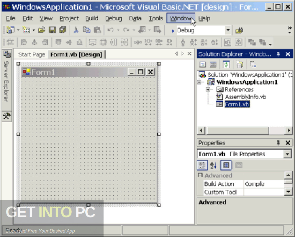 microsoft visual basic 2002 free download